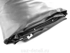 Тент на ГАЗ-69 (8 мест) ПВХ, со стеклом, цвет чёрный