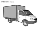ГАЗ 3302-14Г Газель - 3D-модель