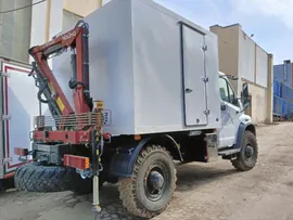 Автомобиль мастерская на базе ГАЗ Садко с КМУ