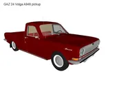 ГАЗ 24 Волга А948 пикап - 3D-модель