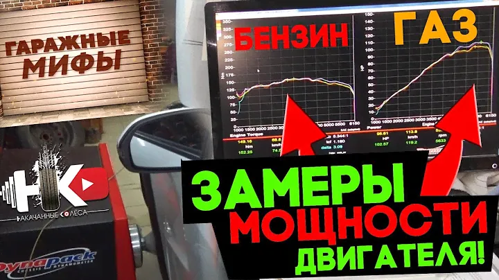 ГБО/ Мощность двигателя на газе и на бензине | гаражные мифы