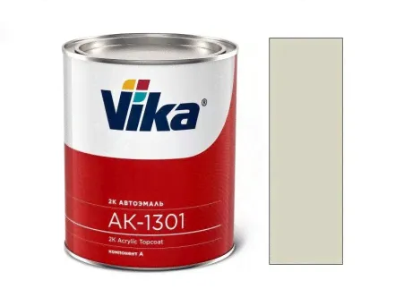 Автоэмаль Акриловая «Vika» АК-1301 2К Белый Газ, 850г