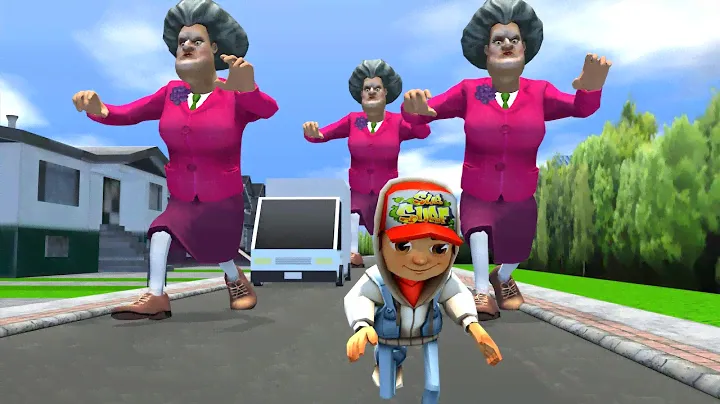 Subway Surfers Vs Scary Teacher 3D