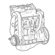 Двигатель ВАЗ-11183 (в сборе) 11183-1000260-50 Евро-4 Е-газ