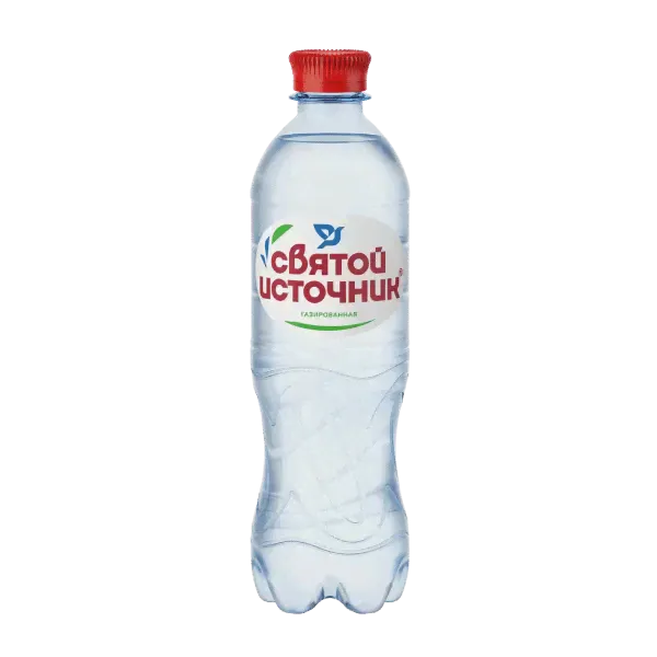 Вода питьевая газ. Святой Источник 0,5л ПЭТ, 12шт/уп