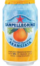 Напиток «San Pellegrino» апельсин 0.33 литра, газ, ж/б, 24 шт. в уп.