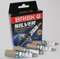 Свечи BRISK "Silver" для LADA (ВАЗ) 2112, 16кл,(ГБО) газ, бензин №1334 / BRISK / DR15YS