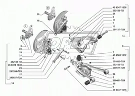 3110-2904056 Стойка передней подвески правая 3110 н/обр (272х123х102) ГАЗ