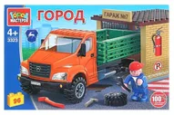 Конструктор ГОРОД МАСТЕРОВ Город 3323 ГАЗ Некст с гаражом