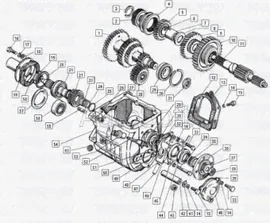 КПП (ОАО ГАЗ) ГАЗ-53, -3307 3307-1700010-01