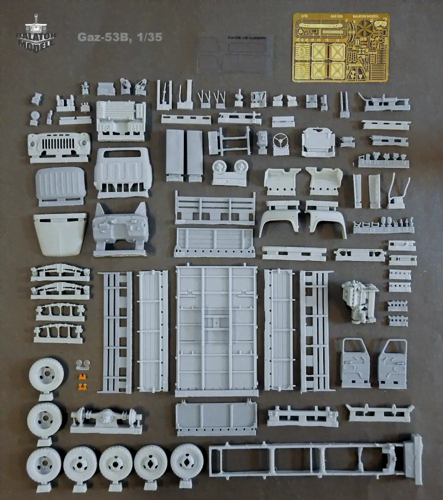 BM3590 Сборная модель Газ-53 Б, 1/35