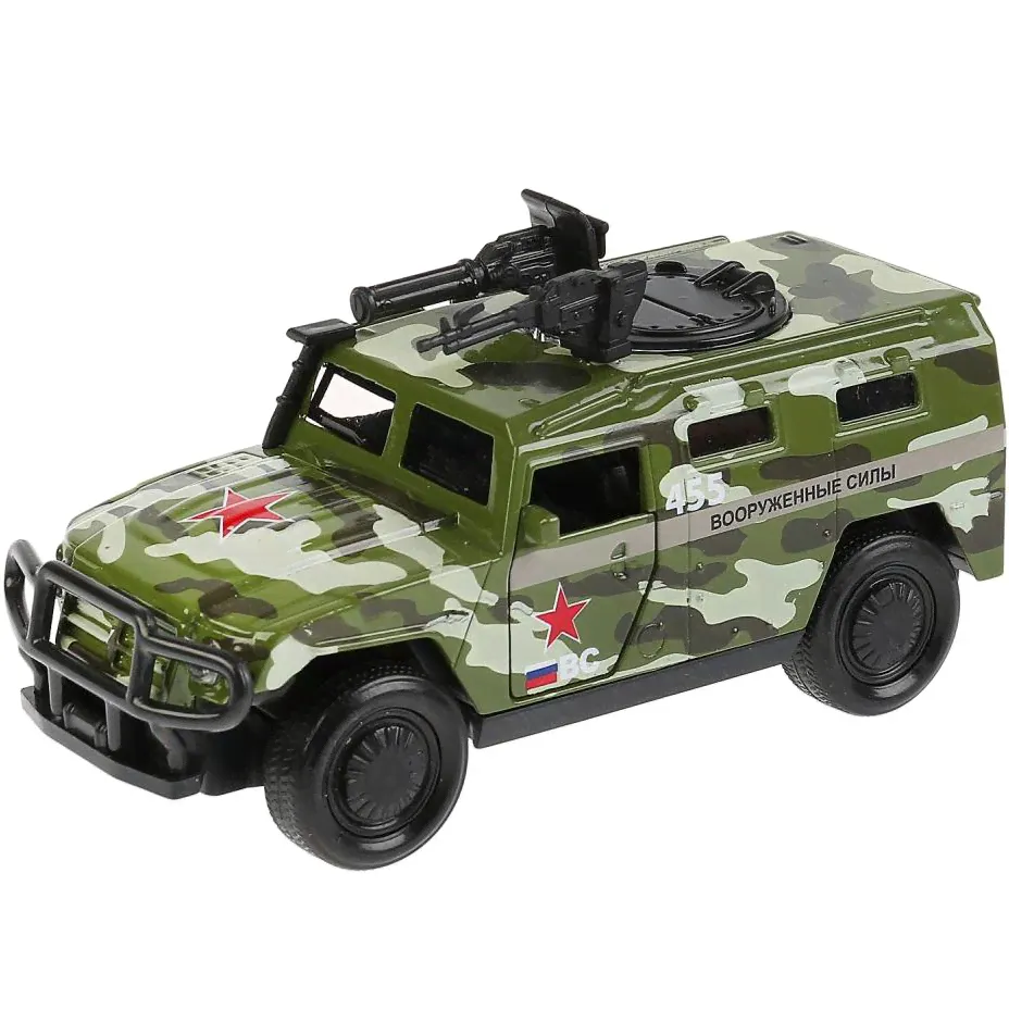 Игрушечная военная машинка Бронеавтомобиль ГАЗ Тигр-0