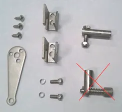 Комплект для подключения ДУ тросов газ/реверс (Zongshen T25-T40)
