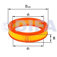 Фильтр воздушный ГАЗ-2410/3102/3302 DIFA4202 ДИФА