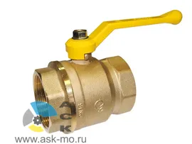 Кран шаровый муфтовый 11Б27П Ду 50 (ГАЗ)