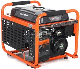 Двухтопливный генератор Daewoo GDA 7500 DFE сжиженный газ / бензин с электростартером