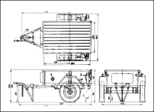 ГАЗ-704 - 2D-чертеж
