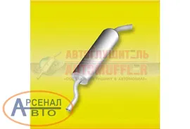 Глушитель ГАЗ-3309 Д-245 Евро 2 3309-1201005