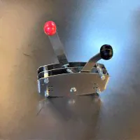 Машинка газ-реверс дистанционного управления двухрычажная (нержавейка)-2
