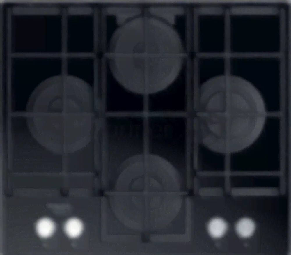 Встраиваемая варочная панель HOTPOINT-ARISTON Встраиваемая варочная панель HOTPOINT-ARISTON/ Газ на стекле. 4 зоны, Step Flame, автоподжиг, газ-контроль, чугунные решетки, 4,1x59x51, черный-1