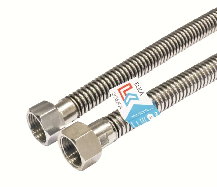 Подводка сильфонная газ 1/2 г/г 1,5м "ELKA" 50шт/уп-0