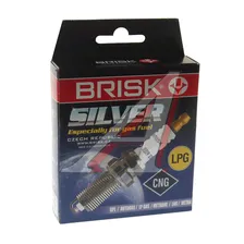 Свеча зажигания ЗМЗ-406 BRISK LR17YS-9 Silver (газ. оборудование) комплект