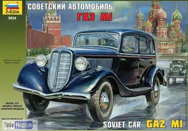 zvezda 3634 Звезда ГАЗ М1 Советский автомобиль 1:35