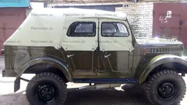 Тент на ГАЗ-69 «А» с задним стеклом, (5 местный, 4-х дверный) Брезент