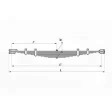 рессора для авто ГАЗ 53-2902012-02 перед ЧМЗ, 690000604