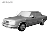 ГАЗ 3110 Волга '2005 - 3D-модель