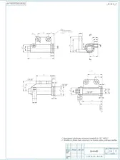 Рабочий цилиндр привода сцепления ГАЗ-3309 с деталировкой