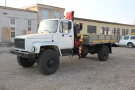 Кран-манипулятор ГАЗ 33081 с кму Fassi F65