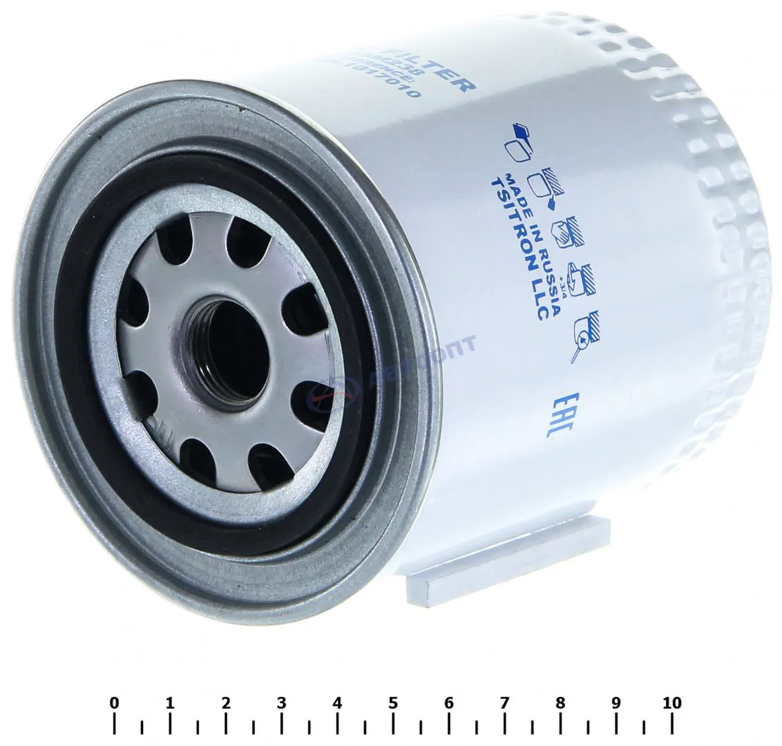 Фильтр масляный RAIDER FSM238 [ГАЗ 3302 3221 32213 2705 ГАЗель ВОЛГА 3110 31029 (ЗМЗ 405 406) 330202 33027 33023 33023 2310 2752 Соболь] (г.Михайловск)